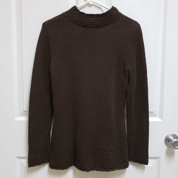 Kim Rogers Women's S Brown Long Sleeve Knit Pull On Sweater - Picture 2 of 6